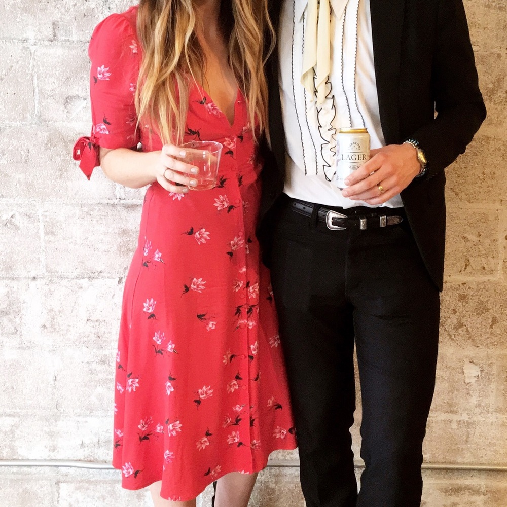H&m floral midi